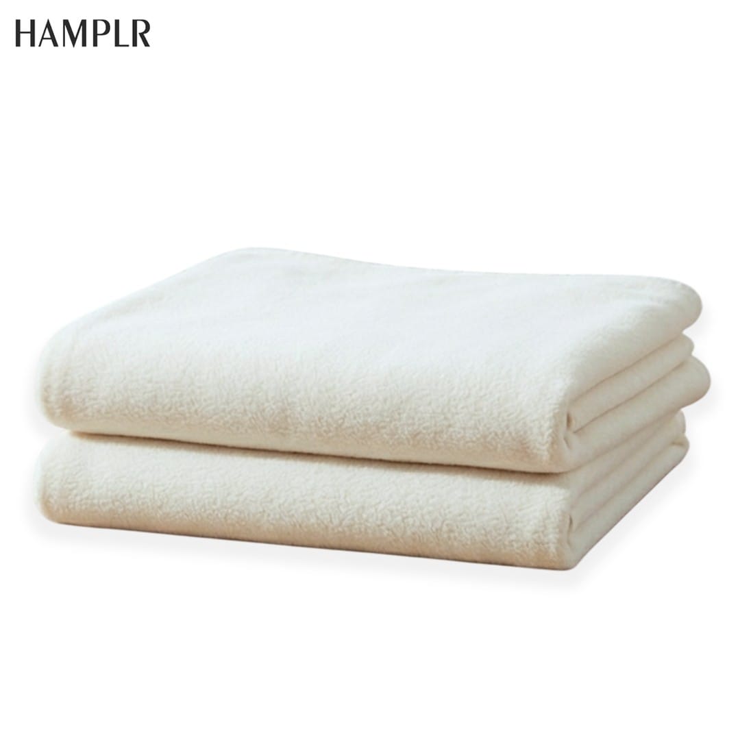 ผ้าห่ม HAMPLR รุ่น NANO FLEECE ขนาด 150X100 ซม. สี IVORY_0